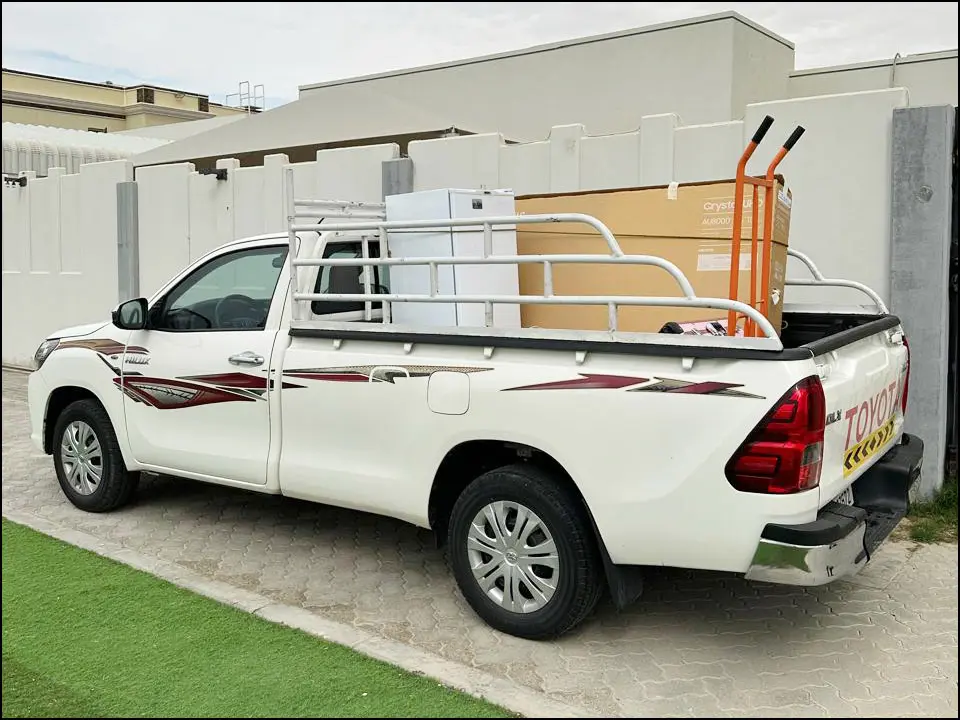 Affordable 1 Ton Pickup Truck Transport in Abu Dhabi 2 1 Ton Pickup Truck for House Shifting in Abu Dhabi