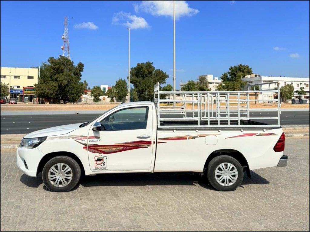 1 Ton Pickup Truck available for rent in Abu Dhabi