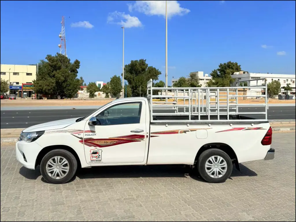1 Ton Pickup Truck available for rent in Abu Dhabi