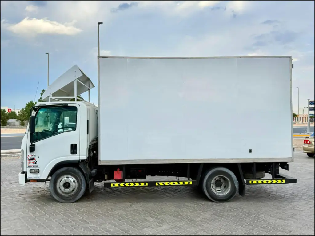 3 Ton Closed Box Truck available for rent in Abu Dhabi