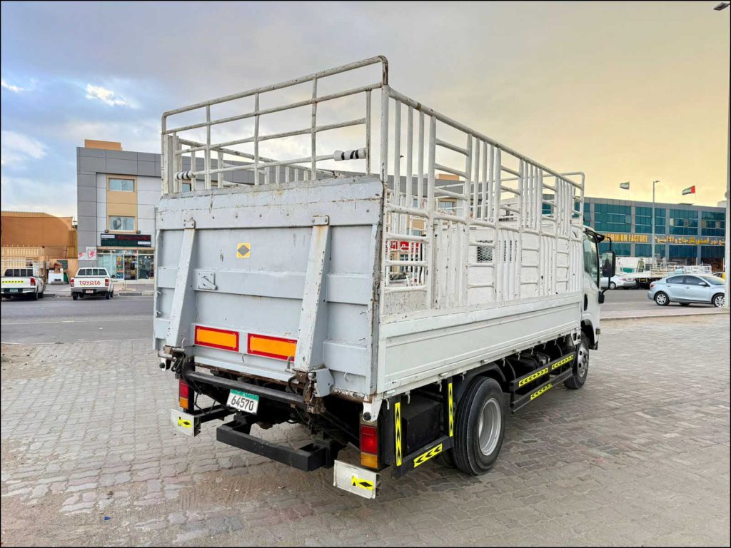 3 Ton Tail-Lift Pickup Truck in Abu Dhabi for Rental and Transport Services