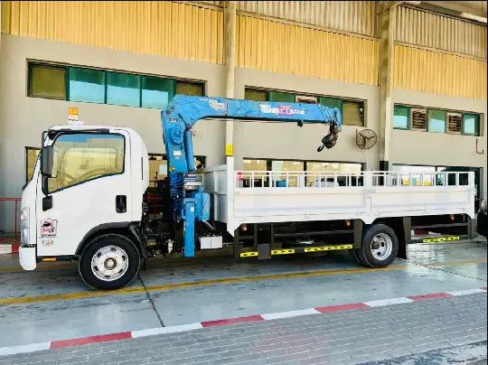 3 Ton Hi-Up Crane Truck Rental in Abu Dhabi