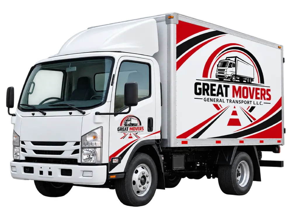 3 Ton Box Truck Rental delivery service in Abu Dhabi