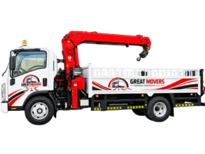 3 Ton Hi-Up Crane Rental Truck in Abu Dhabi