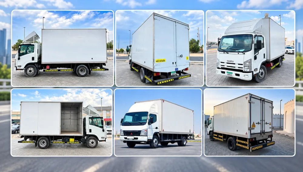 3 Ton closed Box Truck Rental in Abu Dhabi