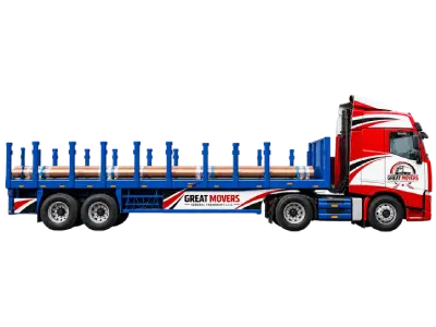 Flat bed trailer